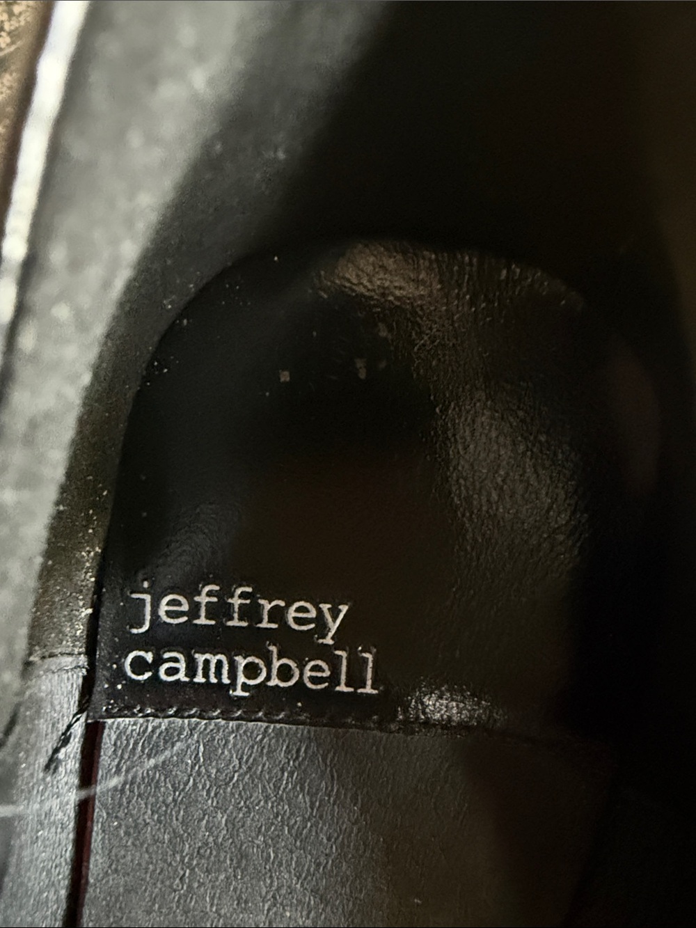 Jeffrey Campbell Black Patent Wedge Mary-Jane Heels - Picture 5 of 5